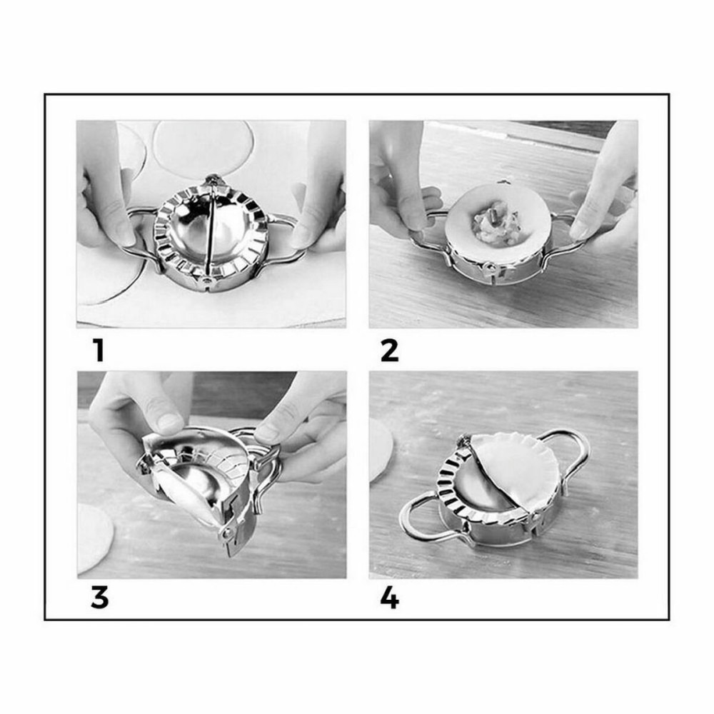 Gebäckbackform Quttin 137214 Edelstahl Teigtäschchen (12 Stück)