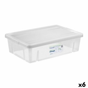 Aufbewahrungsbox mit Deckel Tontarelli 84895 28 L 59 x 39 x 16,5 cm (6 Stück)