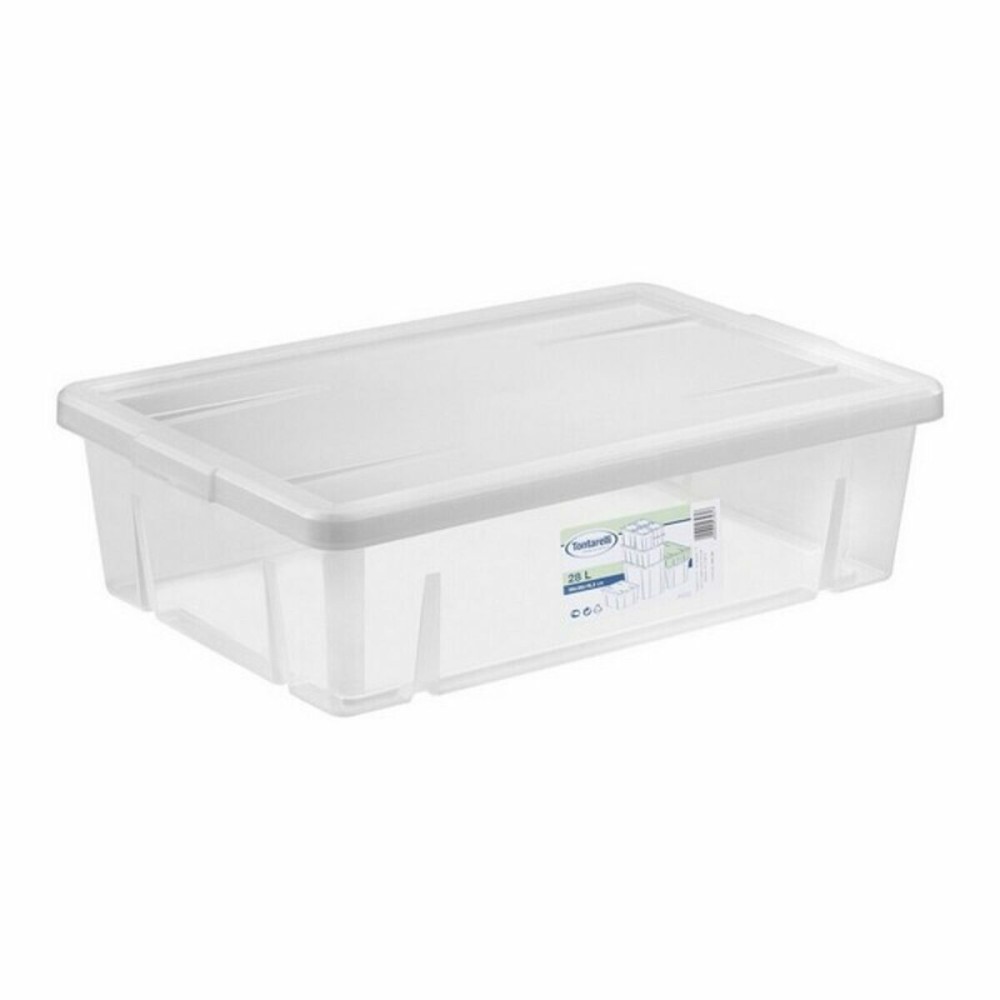 Aufbewahrungsbox mit Deckel Tontarelli 84895 28 L 59 x 39 x 16,5 cm (6 Stück)