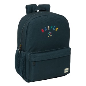 Schulrucksack Harper & Neyer Marineblau 32 x 43 x 14 cm
