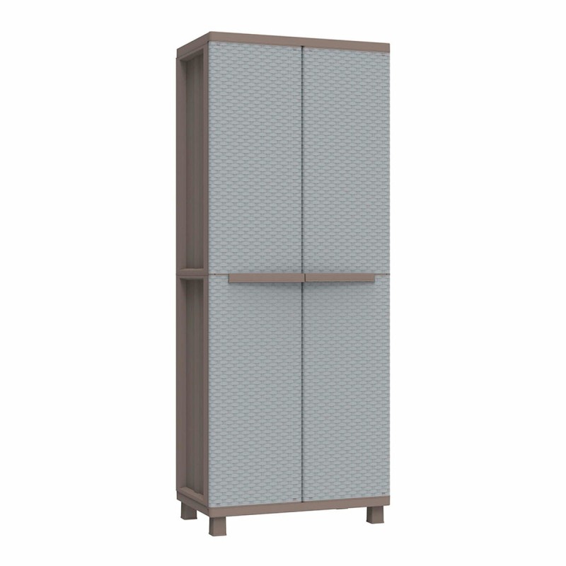 Escobero Schrank. Terry Jrattan 368 Grau 68 x 37,5 x 170 cm Kunststoff 4 Regale