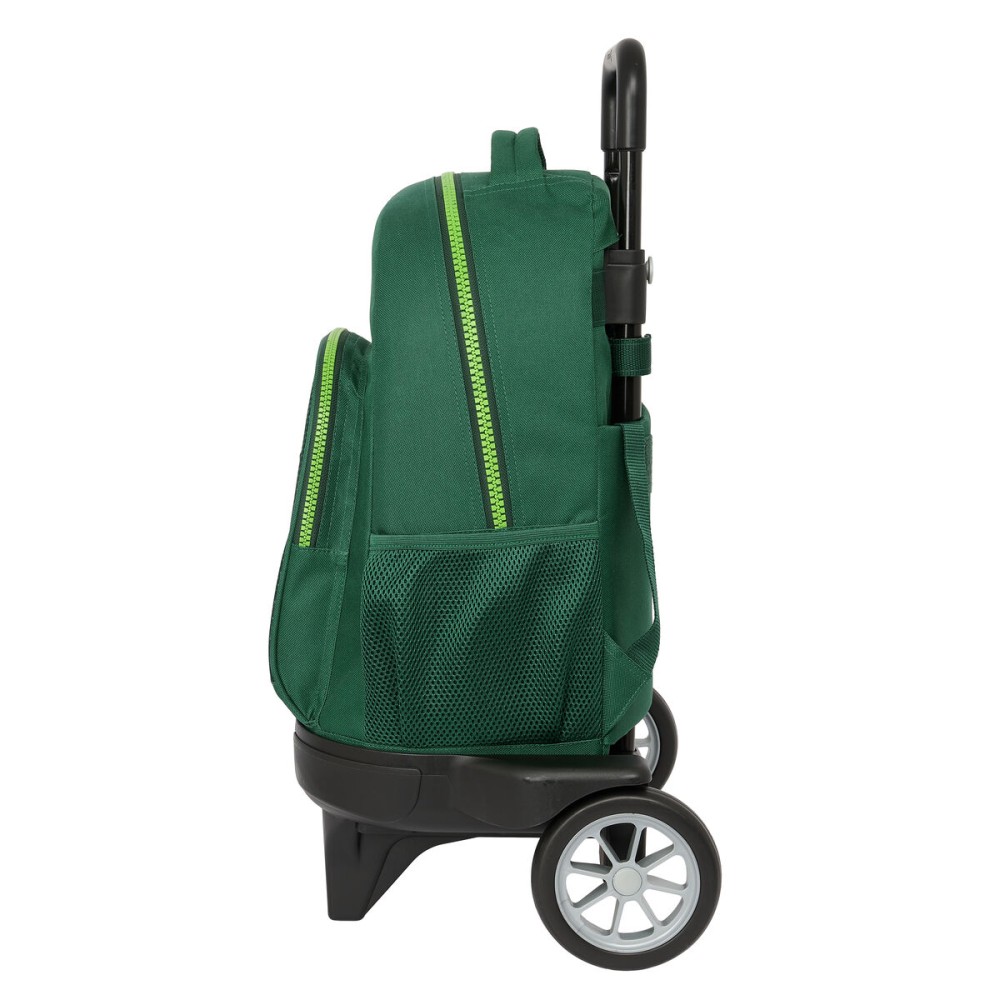 Schulrucksack mit Rädern Real Betis Balompié grün 33 x 45 x 22 cm