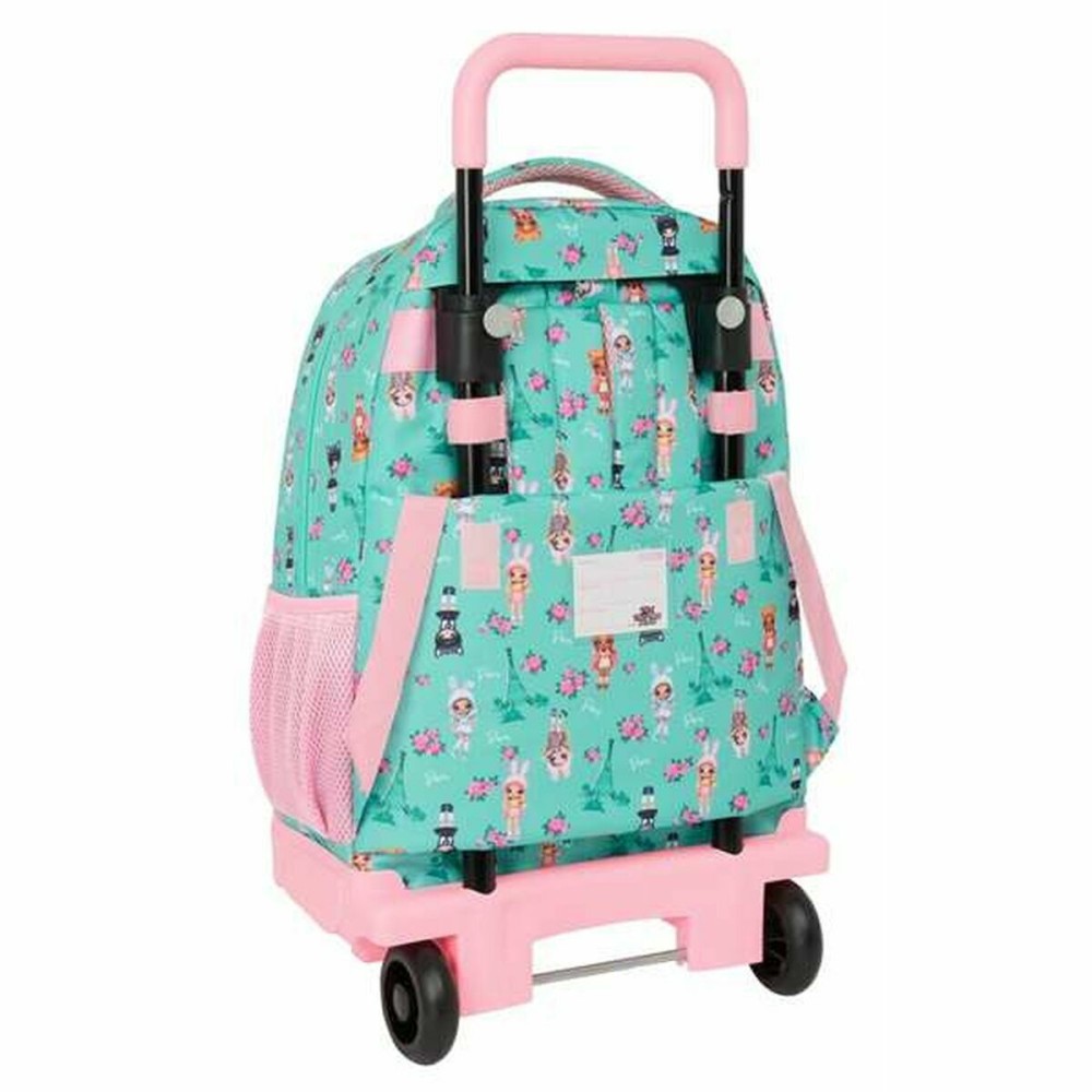 School Bag Na!Na!Na! Surprise Bunny Pink Turquoise 33 x 45 x 22 cm