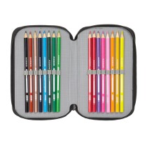 School Case with Accessories Monster High Drama Multicolour 12,5 x 19,5 x 5,5 cm 37 Pieces