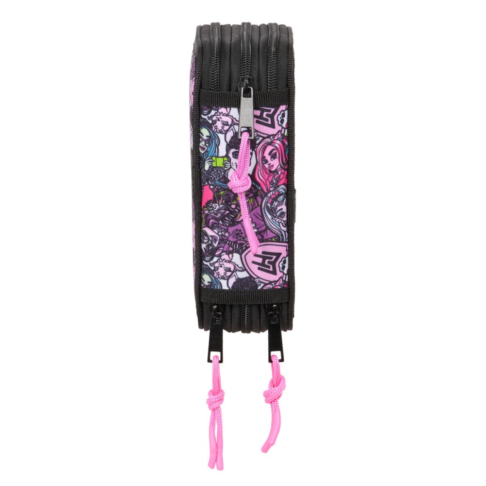 School Case with Accessories Monster High Drama Multicolour 12,5 x 19,5 x 5,5 cm 37 Pieces