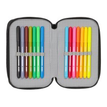 School Case with Accessories Monster High Drama Multicolour 12,5 x 19,5 x 5,5 cm 37 Pieces