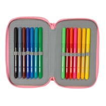 School Case with Accessories Moos Passion Multicolour 12,5 x 19,5 x 5,5 cm 37 Pieces