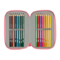 School Case with Accessories Moos Passion Multicolour 12,5 x 19,5 x 5,5 cm 37 Pieces