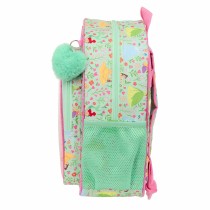 Cartable Disney Princess Bloom Rose Aigue marine 26 x 34 x 11 cm