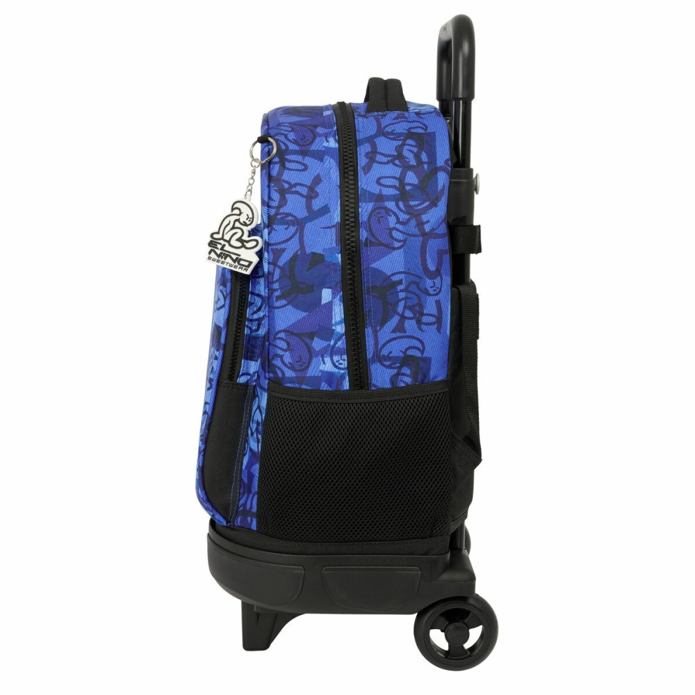 Schulrucksack mit Rädern El Niño Roller Blau Schwarz 33 x 45 x 22 cm