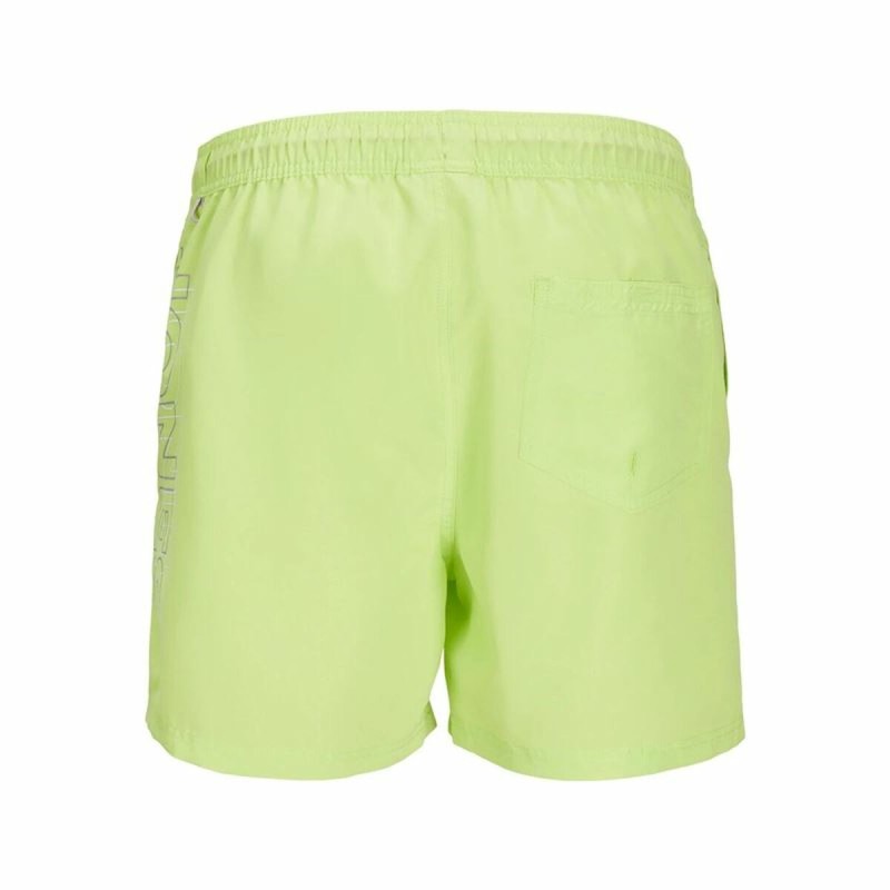 Child's Bathing Costume Jack & Jones Jjswim Double Logo Ly Light Green