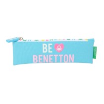 Holdall Benetton Unique Pink Turquoise 20 x 6 x 1 cm