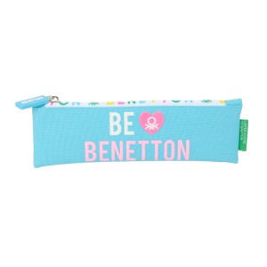 Holdall Benetton Unique Pink Turquoise 20 x 6 x 1 cm