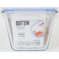 Lunch box Quttin Rectangular 2,35 L (6 Units)