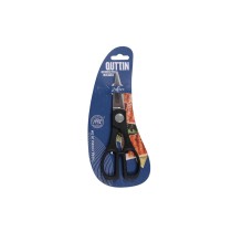 Kitchen Scissors Quttin Zafiro Black 20 cm (24 Units)