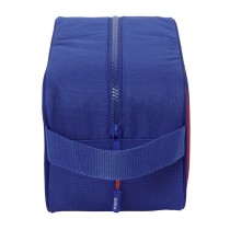 Schuhtasche für die Reise F.C. Barcelona Granatrot Marineblau 29 x 15 x 14 cm