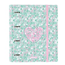 Ring binder Safta Cuore Mint 27 x 32 x 3.5 cm