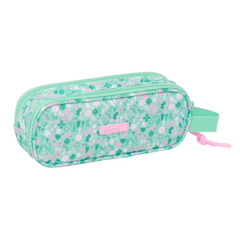Zweifaches Mehrzweck-Etui Safta Cuore Minze 21 x 8 x 6 cm