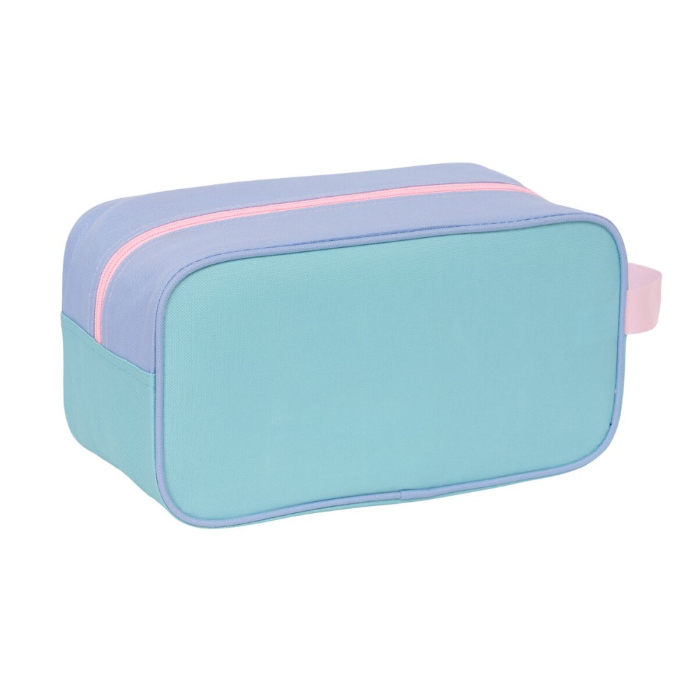 Schuhtasche für die Reise Munich Mellow Blau Rosa Celeste 29 x 15 x 14 cm