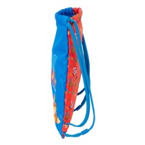Rucksacktasche mit Bändern The Paw Patrol Cool Blau Rot 26 x 34 x 1 cm