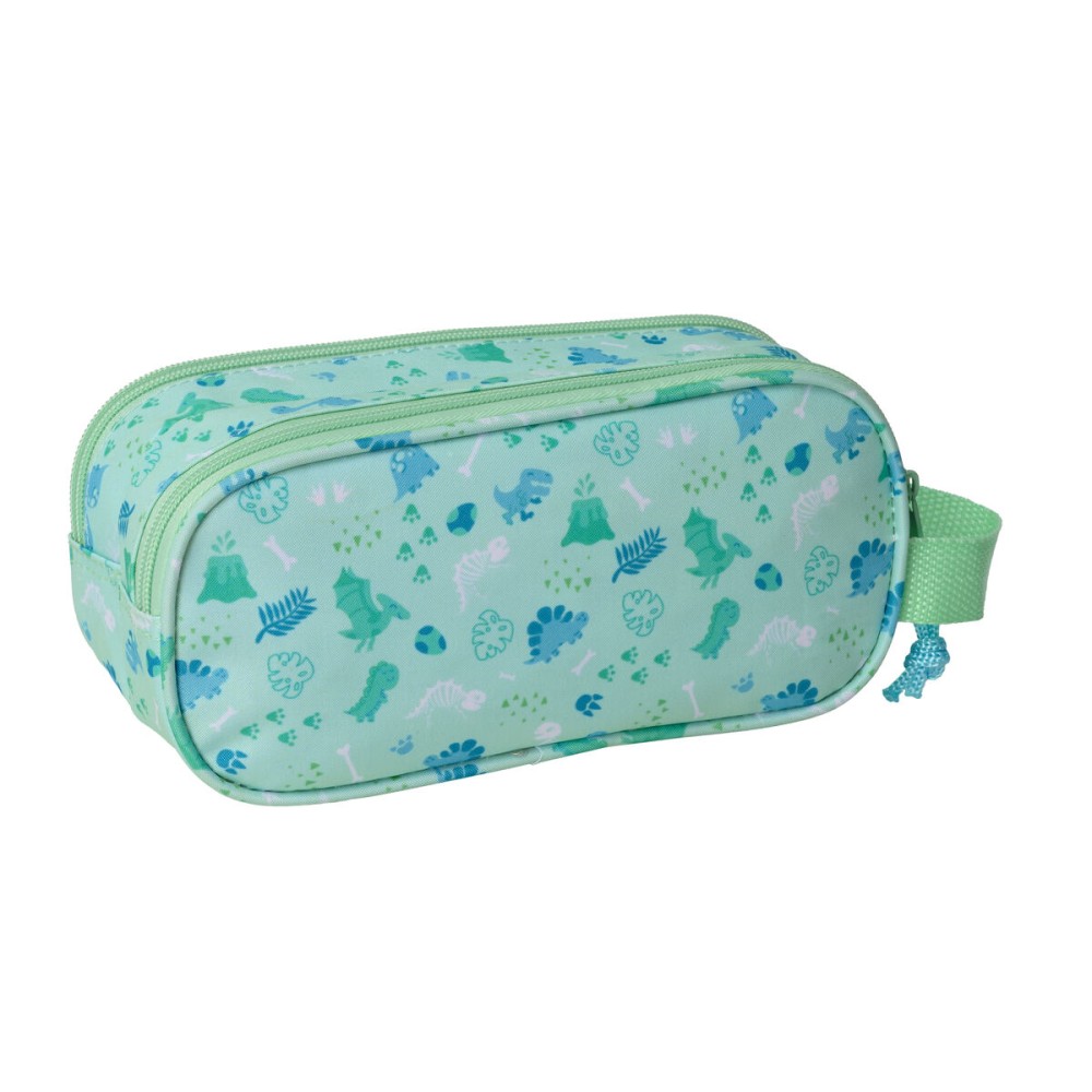 Zweifaches Mehrzweck-Etui Safta Minze 21 x 8 x 6 cm 3D