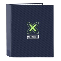 Ringbuch Munich Blue indigo Blau A4 27 x 33 x 6 cm