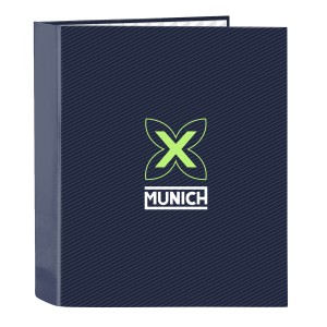 Ringbuch Munich Blue indigo Blau A4 27 x 33 x 6 cm