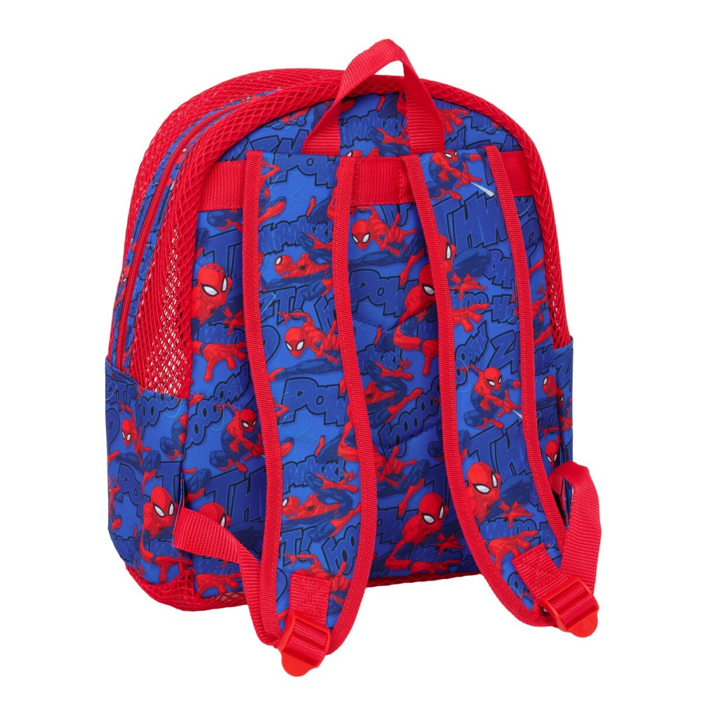 Strandrucksack Spider-Man Blau Rot 30,5 x 24 x 18 cm Für Kinder