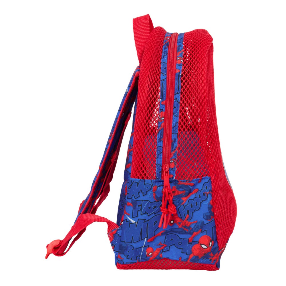 Strandrucksack Spider-Man Blau Rot 30,5 x 24 x 18 cm Für Kinder