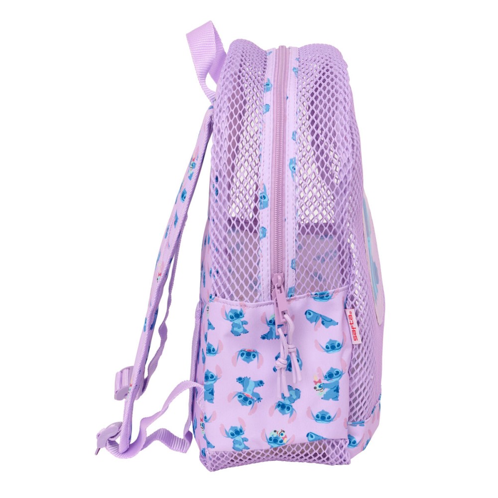 Sac à dos de plage Lilo & Stitch Lila 30,5 x 24 x 18 cm Enfant