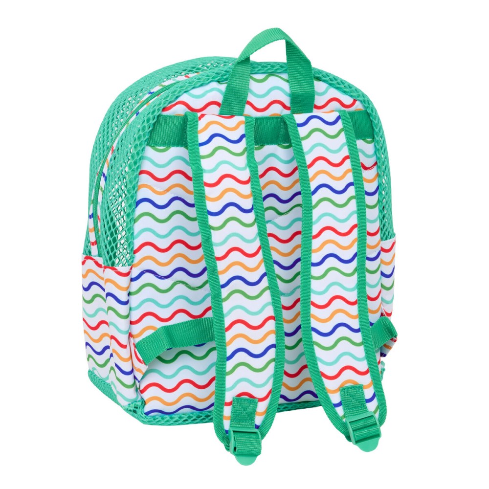 Beach backpack Mickey Mouse Clubhouse Multicolour Mint 30,5 x 24 x 18 cm Children's