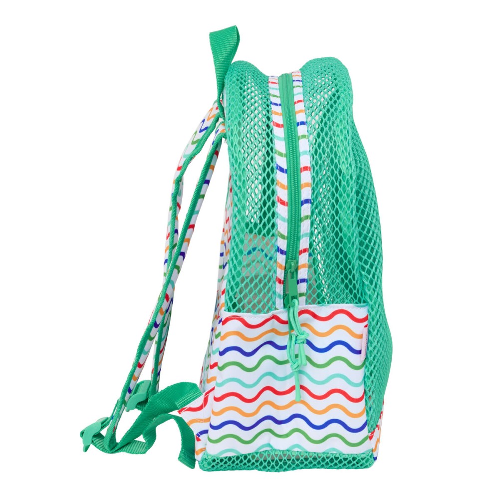 Sac à dos de plage Mickey Mouse Clubhouse Multicouleur Menthe 30,5 x 24 x 18 cm Enfant