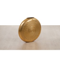 Vase Romimex Gold Metall Kreis 63 x 59 x 17 cm