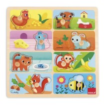 Puzzle enfant en bois Goula My Favourite Food Bois