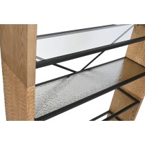 Shelves Home ESPRIT Metal Crystal Fir wood 120 x 31 x 158 cm