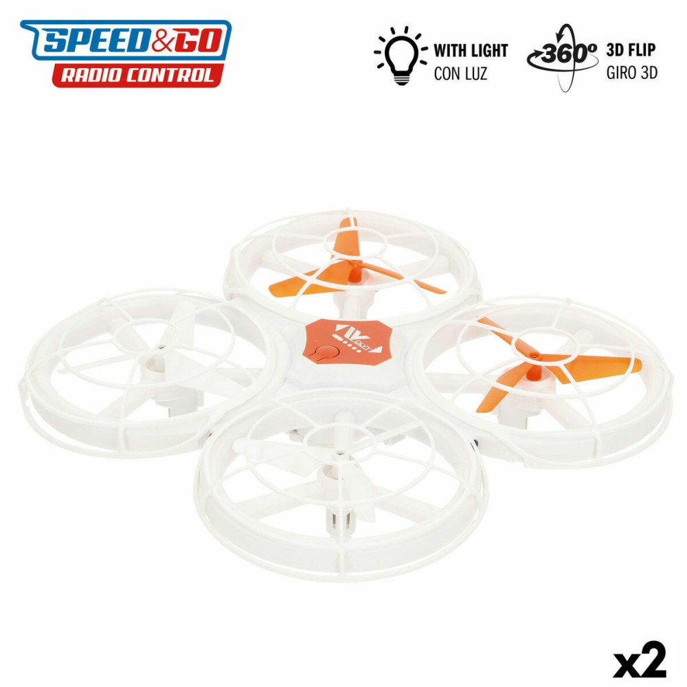 Helikopter mit Funktsteuerung Colorbaby (2 Stück)