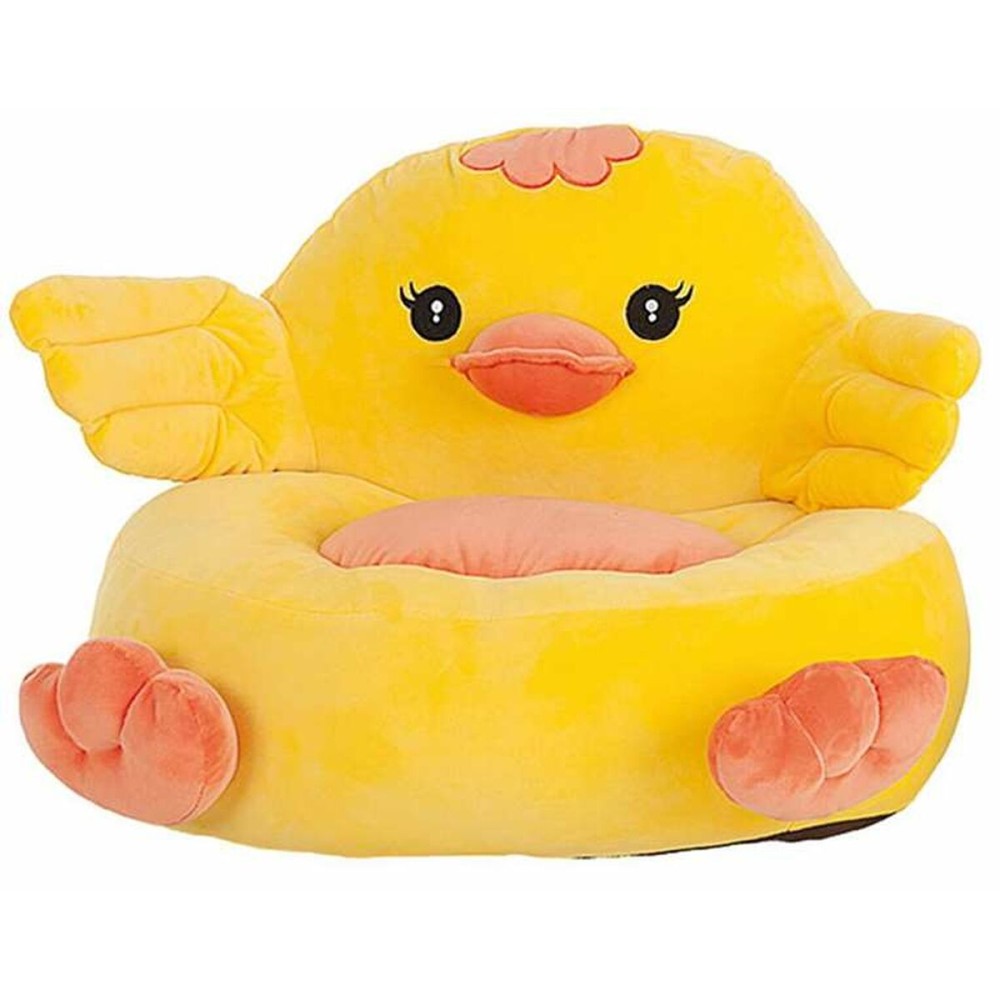 Kindersessel Ente Gelb 50 x 40 cm