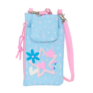 Mobile Tasche BlackFit8 Smile Blau Rosa