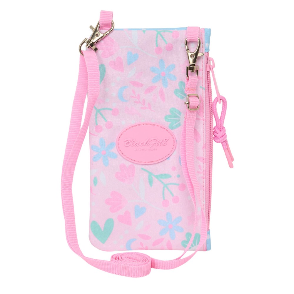Mobile Tasche BlackFit8 Smile Blau Rosa