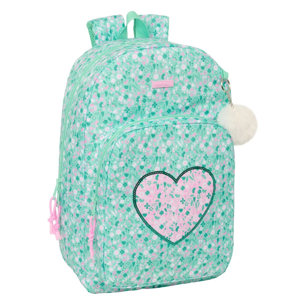Schulrucksack Safta Cuore Minze 30 x 46 x 14 cm