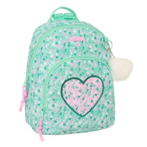 Lässiger Rucksack Safta Cuore Minze 25 x 30 x 13 cm Mini