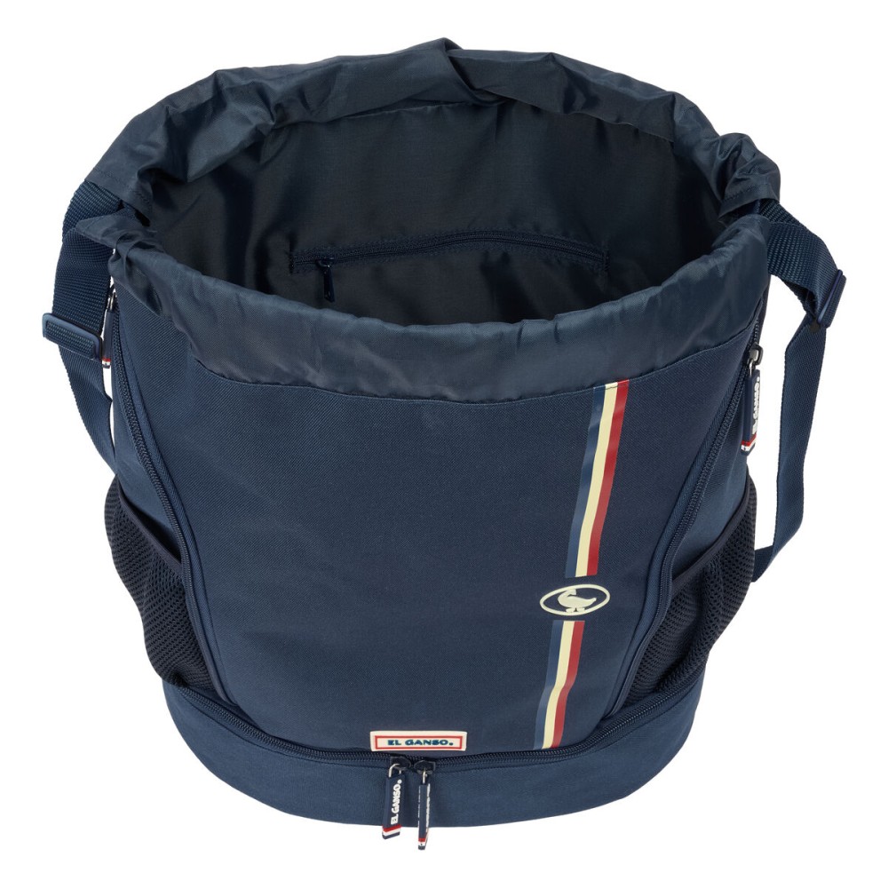 Rucksacktasche mit Bändern El Ganso Eclipse Marineblau 35 x 40 x 1 cm