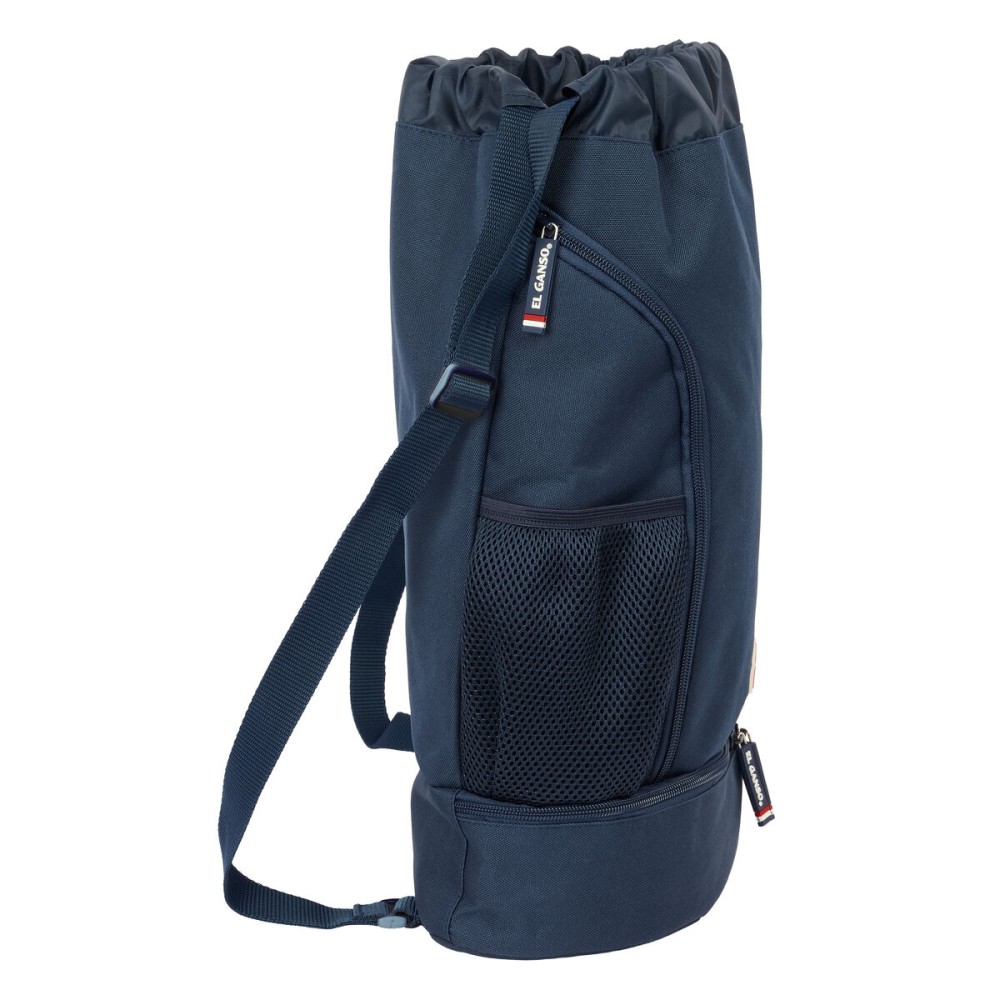 Rucksacktasche mit Bändern El Ganso Eclipse Marineblau 35 x 40 x 1 cm