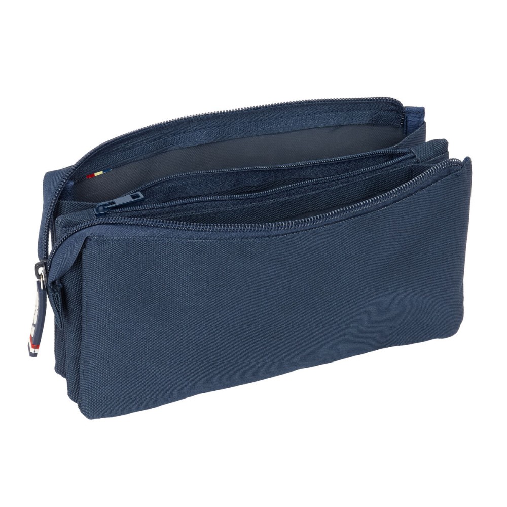 Dreifaches Mehrzweck-Etui El Ganso Eclipse Marineblau 22 x 12 x 3 cm