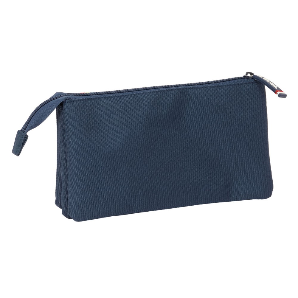 Dreifaches Mehrzweck-Etui El Ganso Eclipse Marineblau 22 x 12 x 3 cm