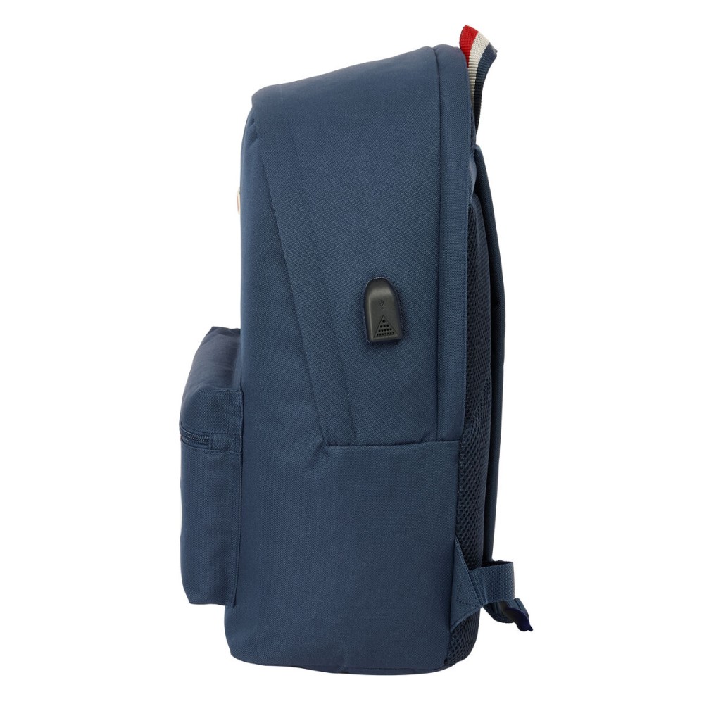 Laptop- und Tablet-Rucksack mit USB-Anschluss El Ganso Eclipse Marineblau