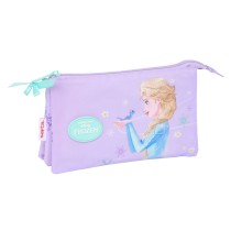 Dreifaches Mehrzweck-Etui Frozen Spirit Lila 22 x 12 x 3 cm