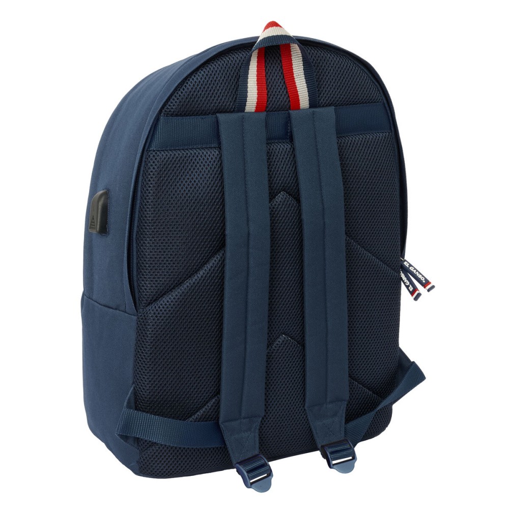 Laptop- und Tablet-Rucksack mit USB-Anschluss El Ganso Eclipse Marineblau