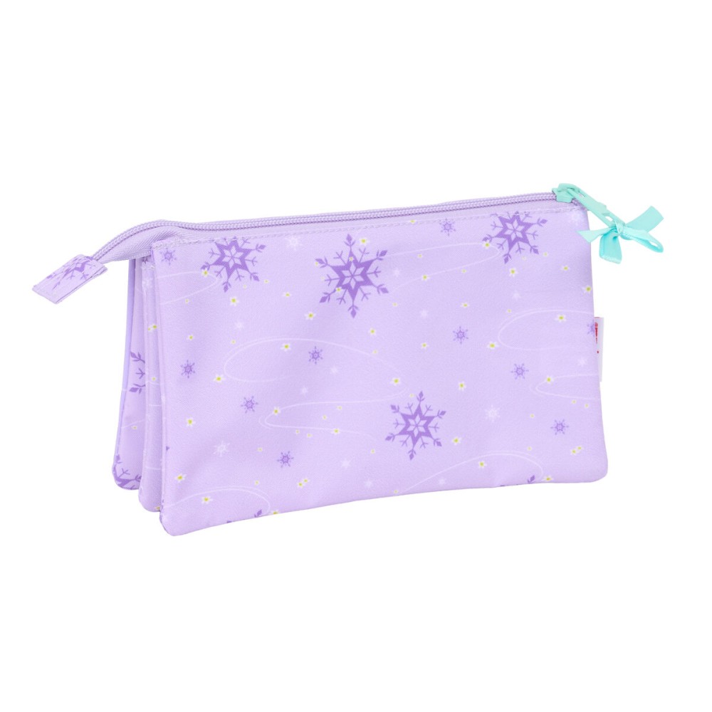 Dreifaches Mehrzweck-Etui Frozen Spirit Lila 22 x 12 x 3 cm