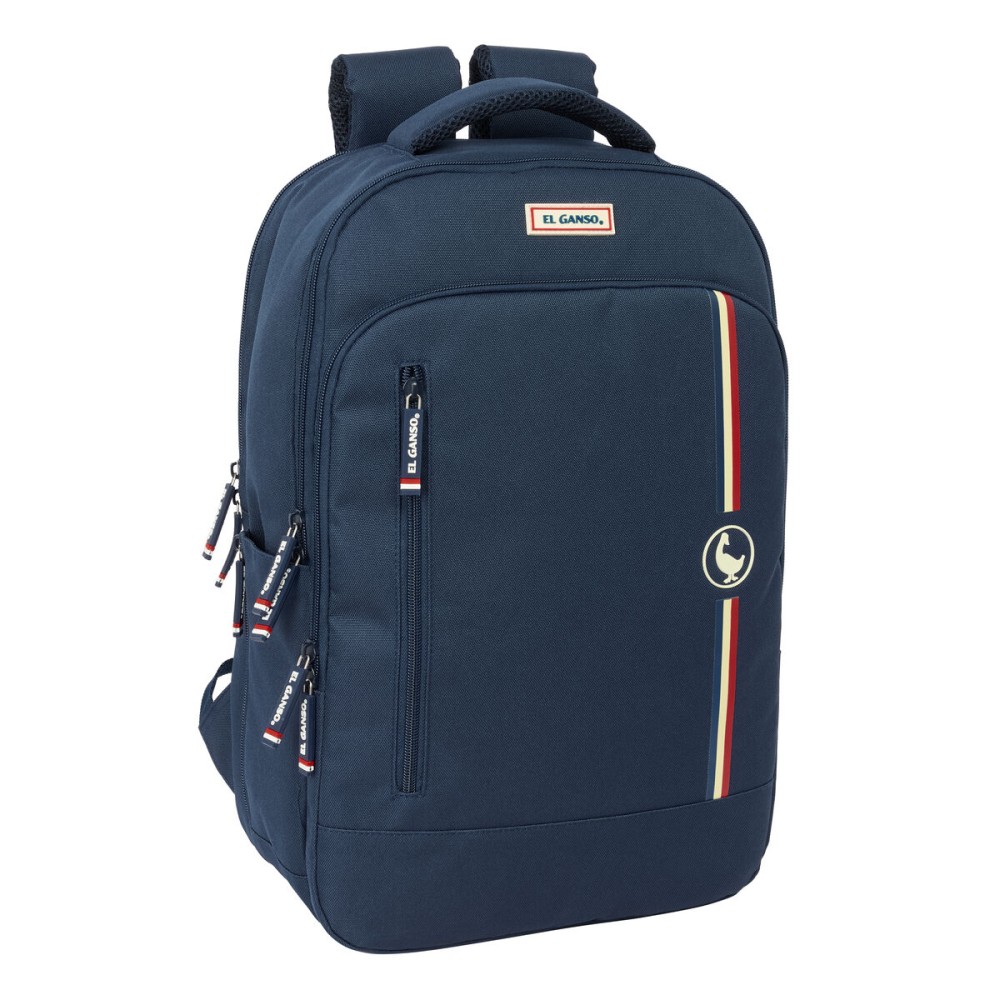 Laptop- und Tablet-Rucksack mit USB-Anschluss El Ganso Eclipse Marineblau